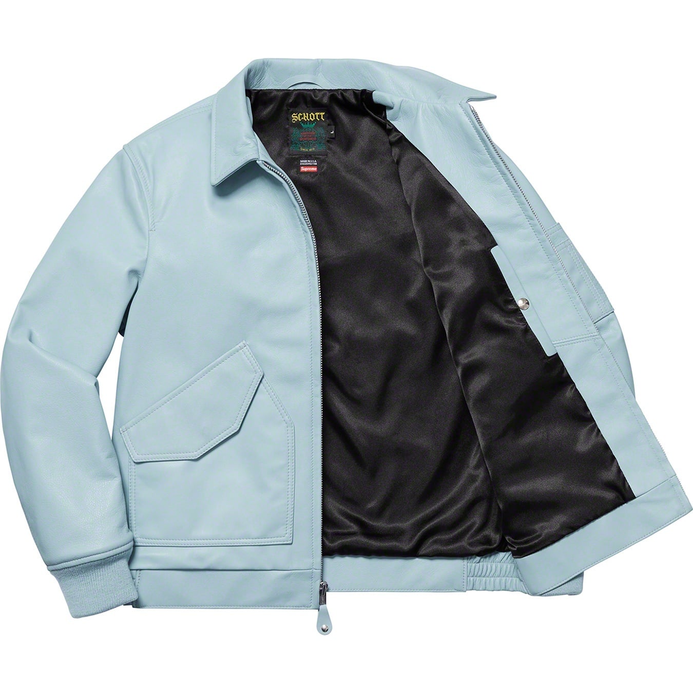 Supreme®/Schott® Leather Tanker Jacket view 5